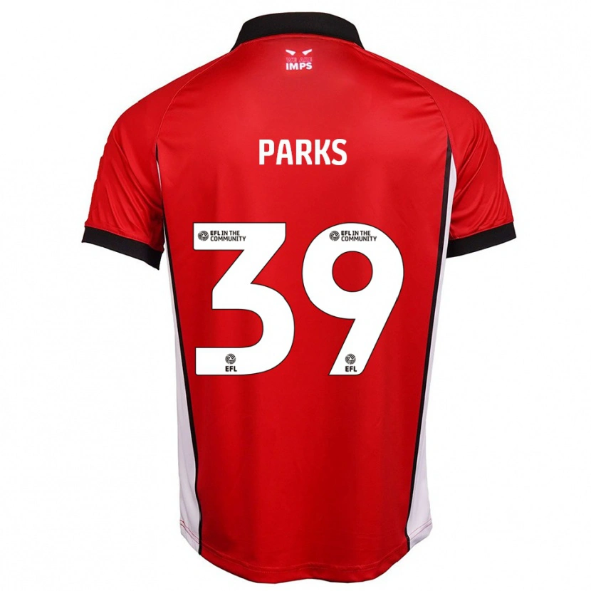 Danxen Homem Camisola Charlie Parks #39 Vermelho Branco Principal 2025/26 Camisa