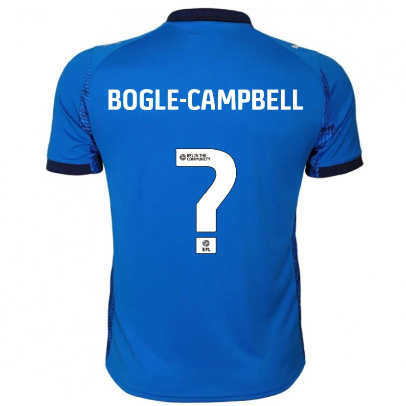Danxen Homem Camisola Ma'kel Bogle-Campbell #0 Azul Branco Principal 2025/26 Camisa