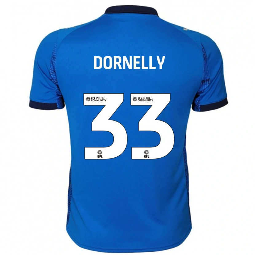 Danxen Homem Camisola James Dornelly #33 Azul Branco Principal 2025/26 Camisa