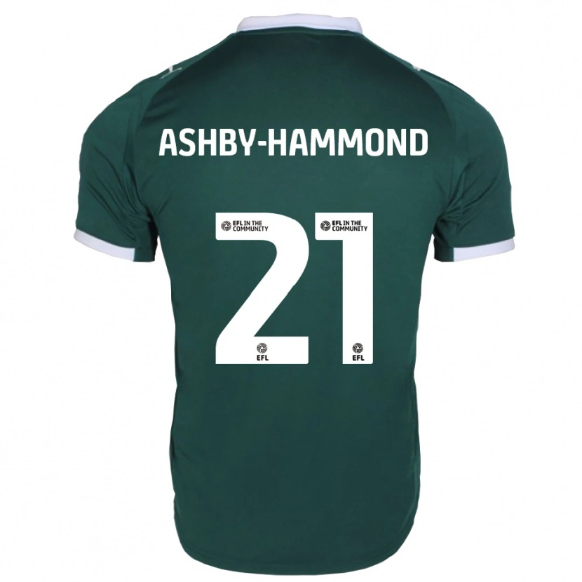 Danxen Homem Camisola Luca Ashby-Hammond #21 Verde Branco Principal 2025/26 Camisa