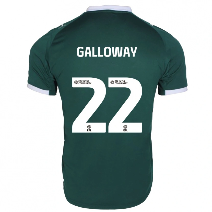 Danxen Homem Camisola Brendan Galloway #22 Verde Branco Principal 2025/26 Camisa