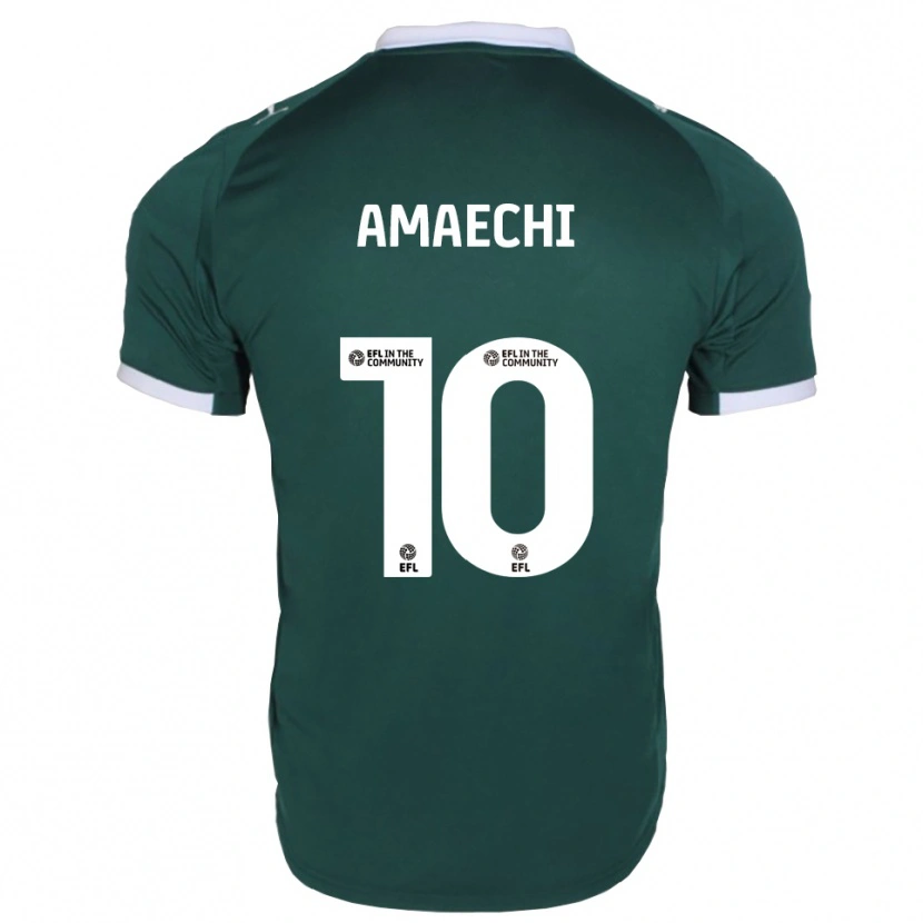 Danxen Homem Camisola Xavier Amaechi #10 Verde Branco Principal 2025/26 Camisa