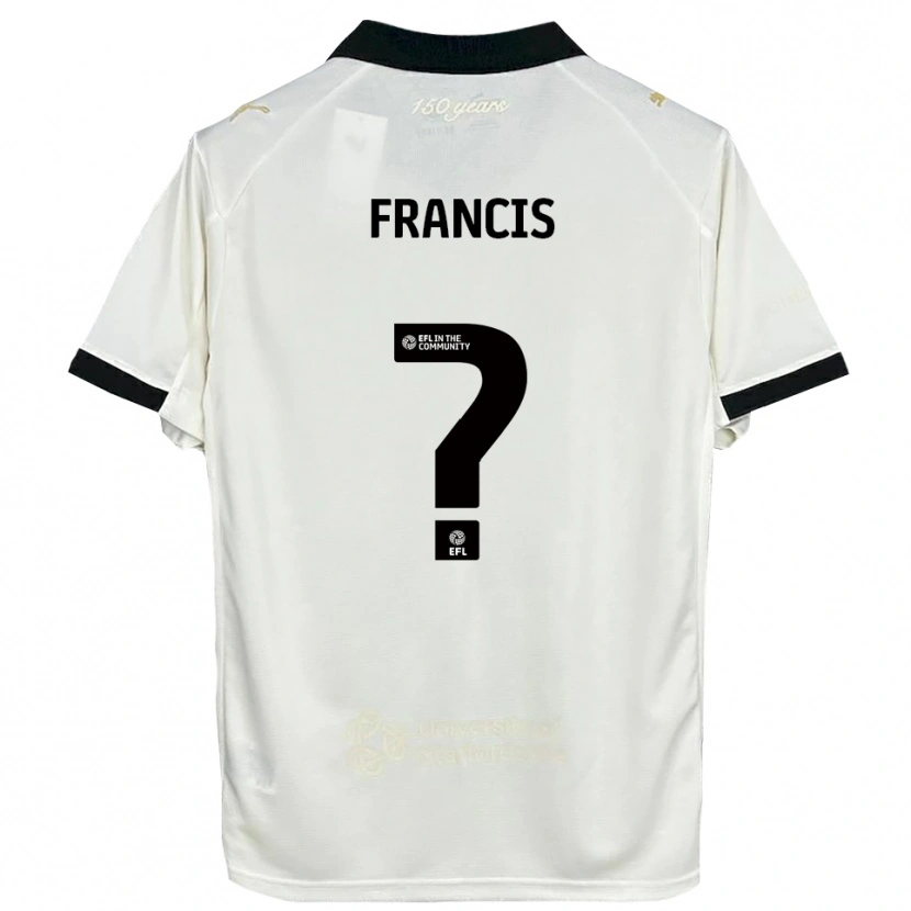 Danxen Homem Camisola Louis Francis #0 Branco Sujo Preto Principal 2025/26 Camisa