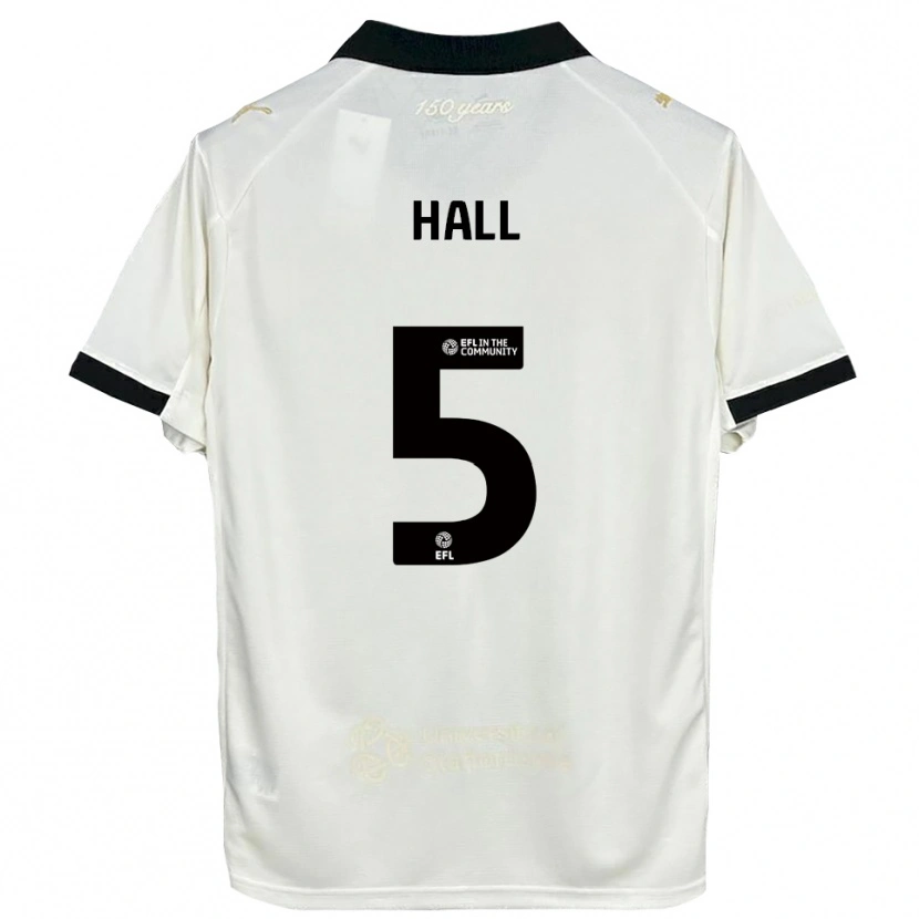 Danxen Homem Camisola Connor Hall #5 Branco Sujo Preto Principal 2025/26 Camisa