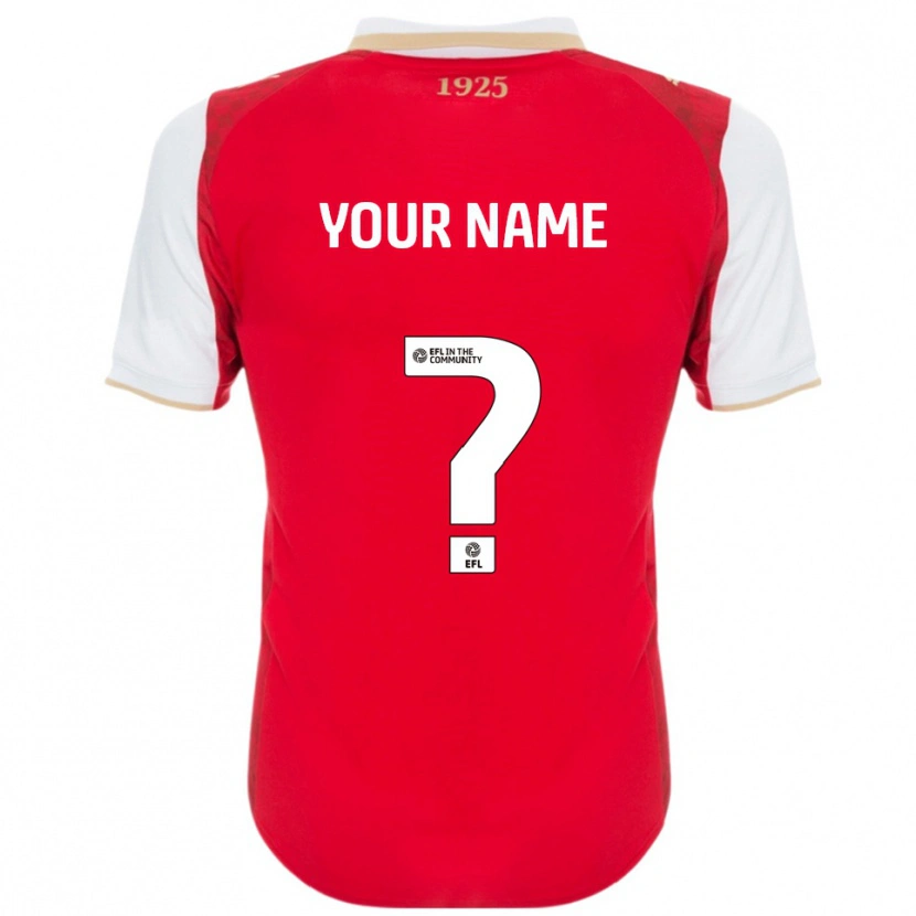 Danxen Homem Camisola Seu Nome #0 Vermelho Branco Principal 2025/26 Camisa