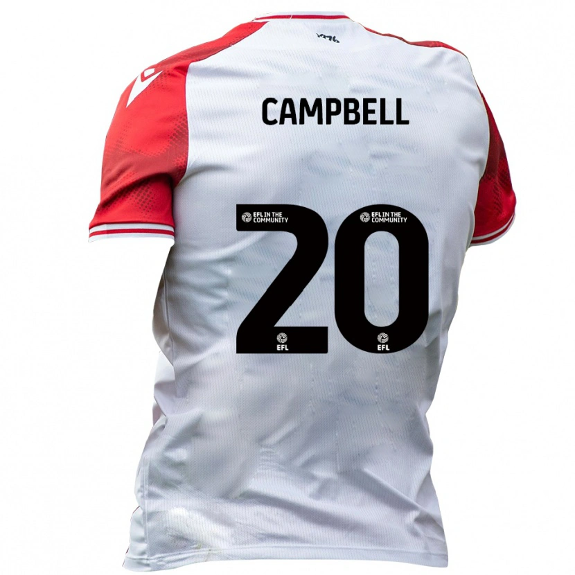 Danxen Homem Camisola Chem Campbell #20 Branco Vermelho Principal 2025/26 Camisa
