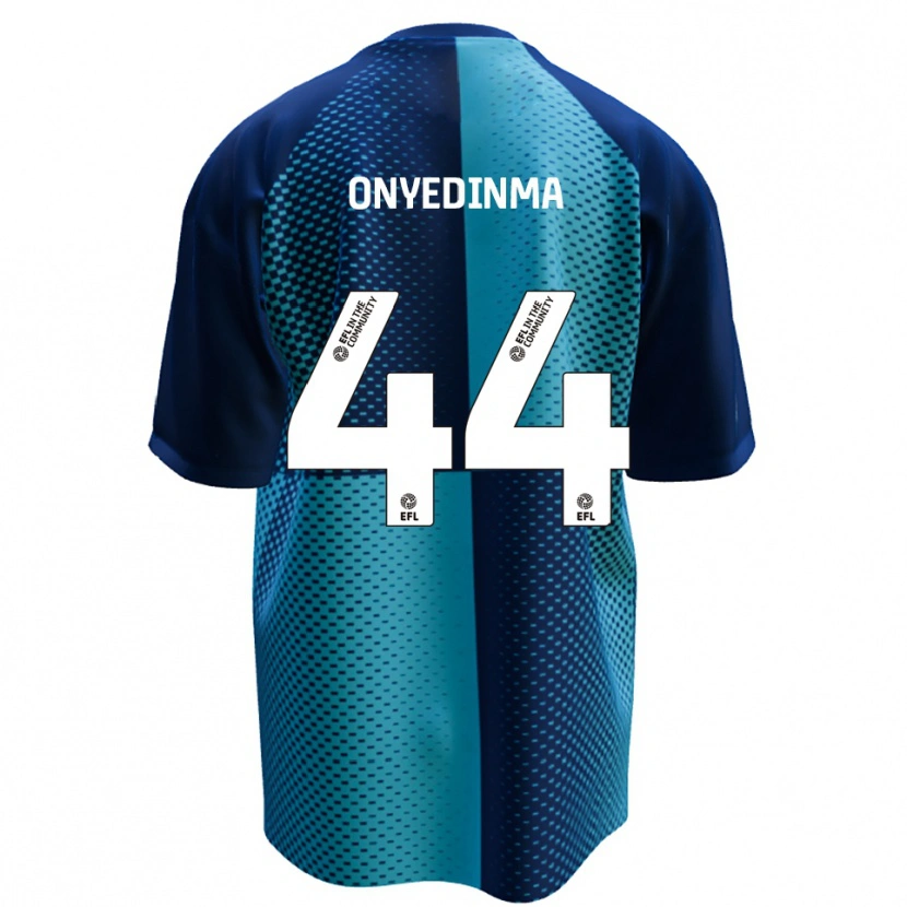 Danxen Homem Camisola Fred Onyedinma #44 Azul Azul Celeste Principal 2025/26 Camisa