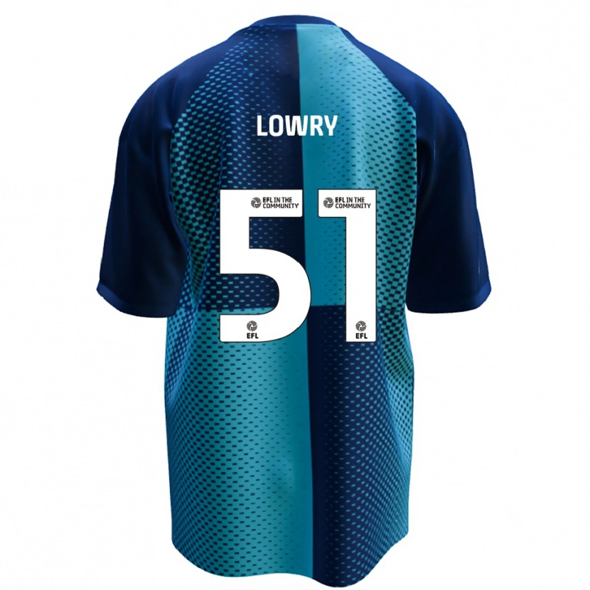 Danxen Homem Camisola Alex Lowry #51 Azul Azul Celeste Principal 2025/26 Camisa