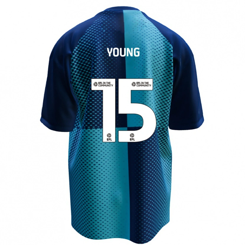 Danxen Homem Camisola Jack Young #15 Azul Azul Celeste Principal 2025/26 Camisa