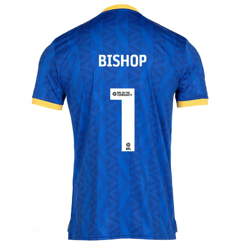 Danxen Homem Camisola Nathan Bishop #1 Azul Marinho Amarelo Principal 2025/26 Camisa