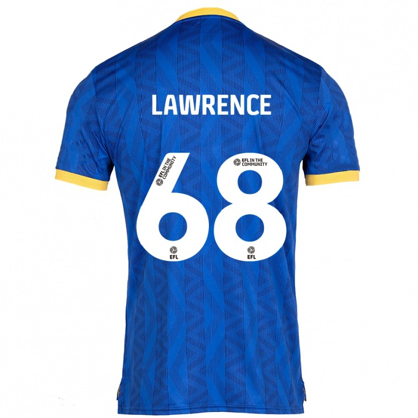 Danxen Homem Camisola Jake Lawrence #68 Azul Marinho Amarelo Principal 2025/26 Camisa