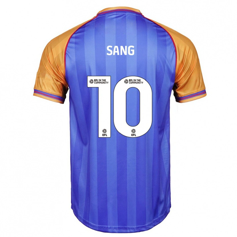 Danxen Homem Camisola Tom Sang #10 Azul Laranja Principal 2025/26 Camisa
