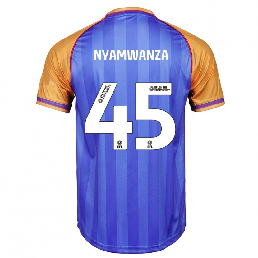 Danxen Homem Camisola Simba Nyamwanza #45 Azul Laranja Principal 2025/26 Camisa