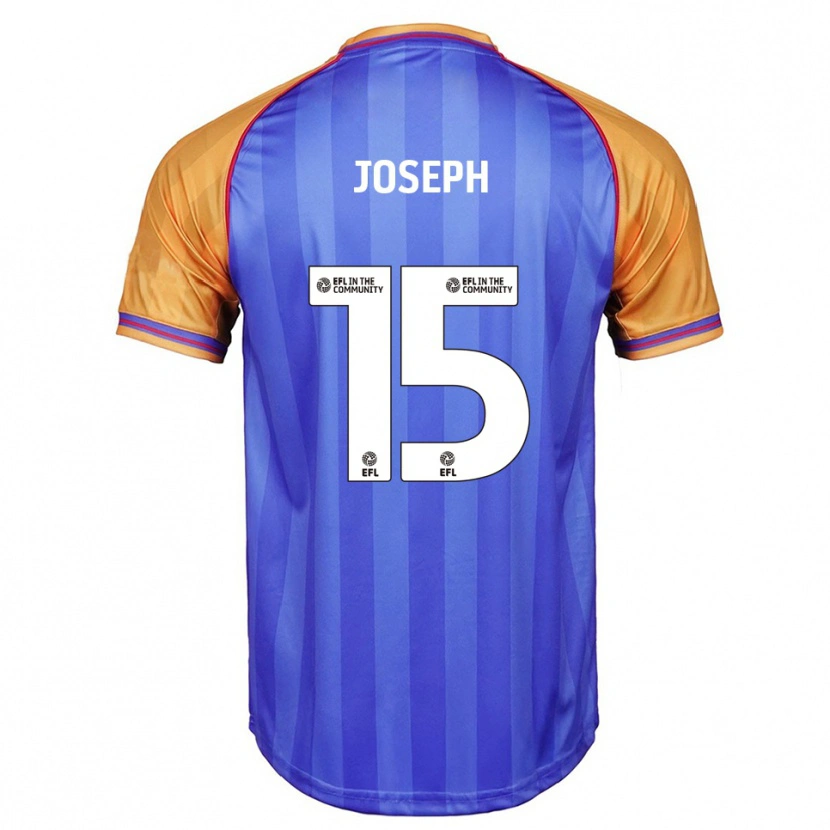 Danxen Homem Camisola Megan Joseph #15 Azul Laranja Principal 2025/26 Camisa
