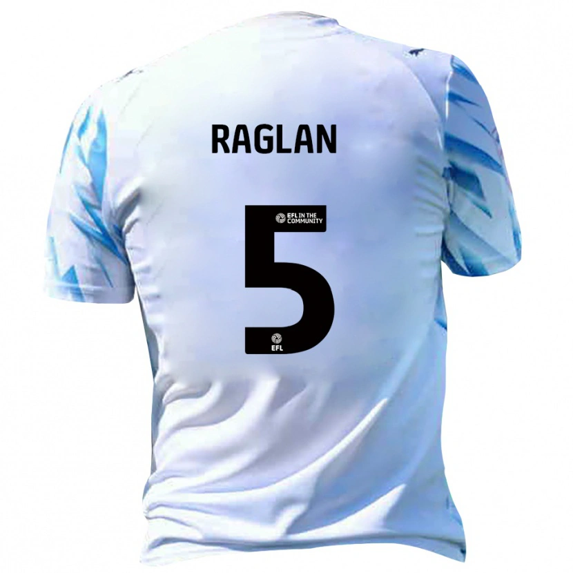 Danxen Homem Camisola Charlie Raglan #5 Branco Azul Celeste Principal 2025/26 Camisa
