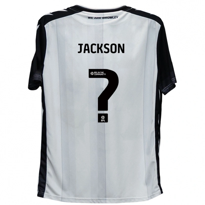 Danxen Homem Camisola Patrick Jackson #0 Branco Preto Principal 2025/26 Camisa