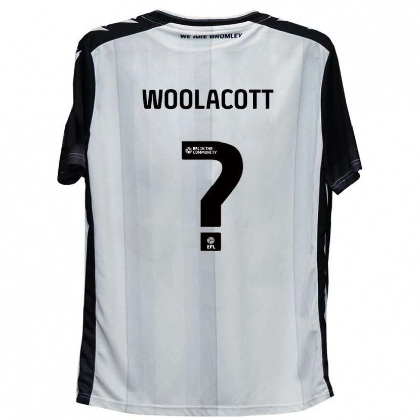 Danxen Homem Camisola Olivia Woolacott #0 Branco Preto Principal 2025/26 Camisa