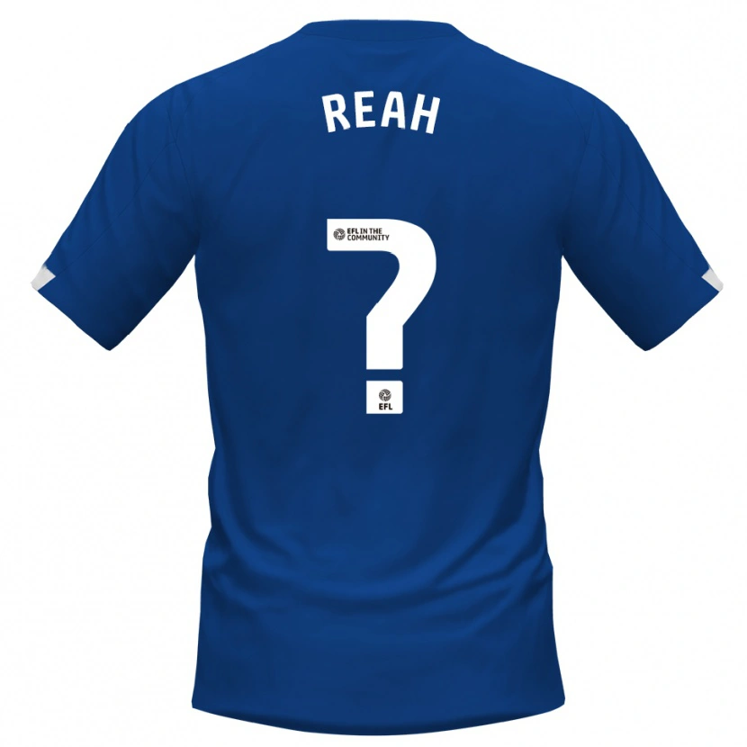 Danxen Homem Camisola Lewis Reah #0 Azul Branco Principal 2025/26 Camisa