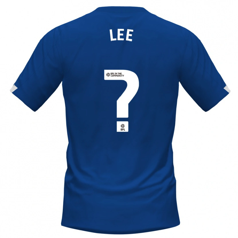 Danxen Homem Camisola Katelin Lee #0 Azul Branco Principal 2025/26 Camisa