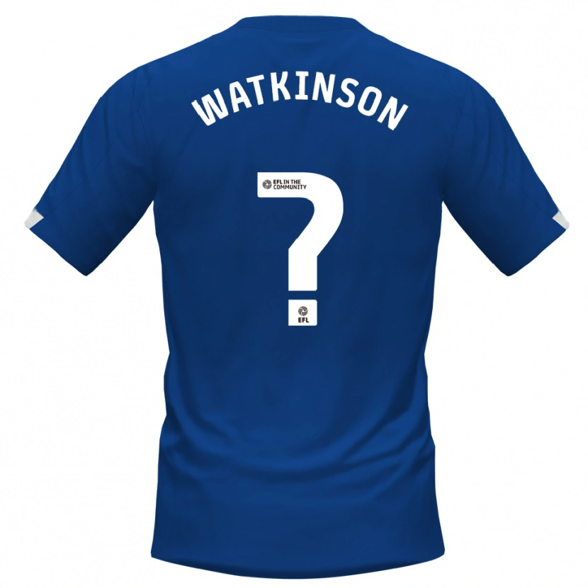 Danxen Homem Camisola Maddie Watkinson #0 Azul Branco Principal 2025/26 Camisa