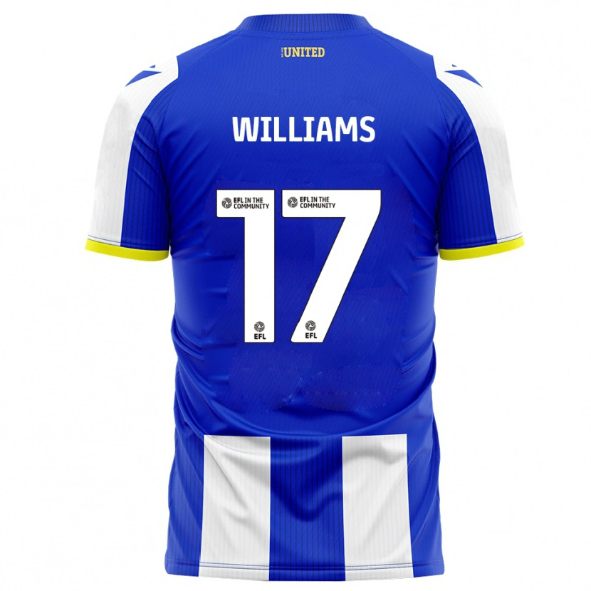 Danxen Homem Camisola Jaden Williams #17 Azul Branco Principal 2025/26 Camisa