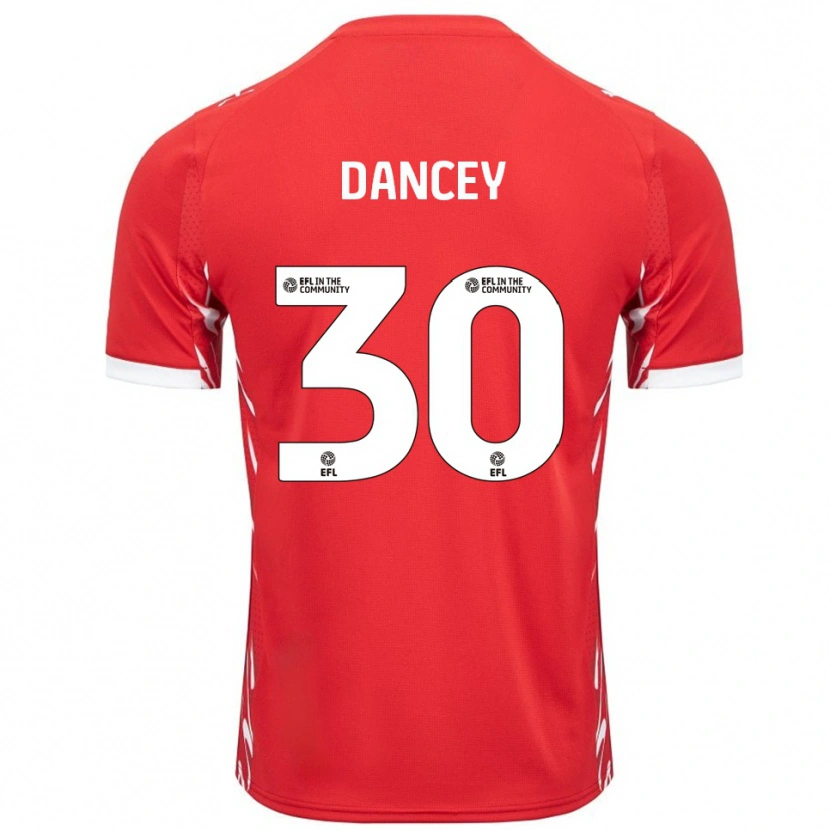 Danxen Homem Camisola Stan Dancey #30 Vermelho Branco Principal 2025/26 Camisa