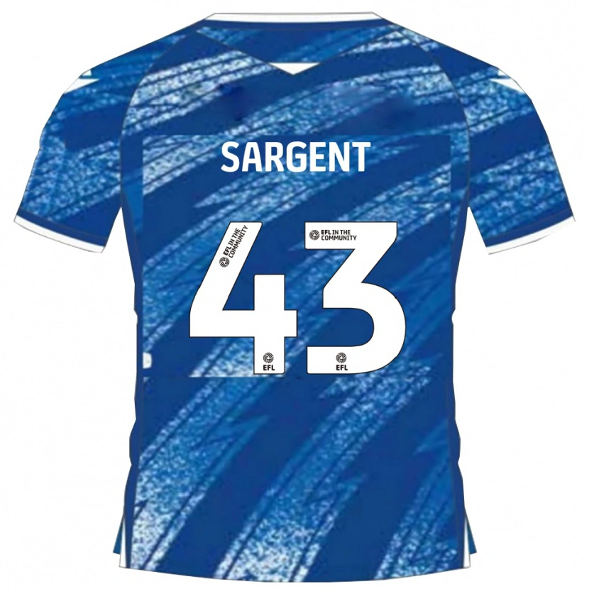 Danxen Homem Camisola Stan Sargent #43 Azul Branco Principal 2025/26 Camisa