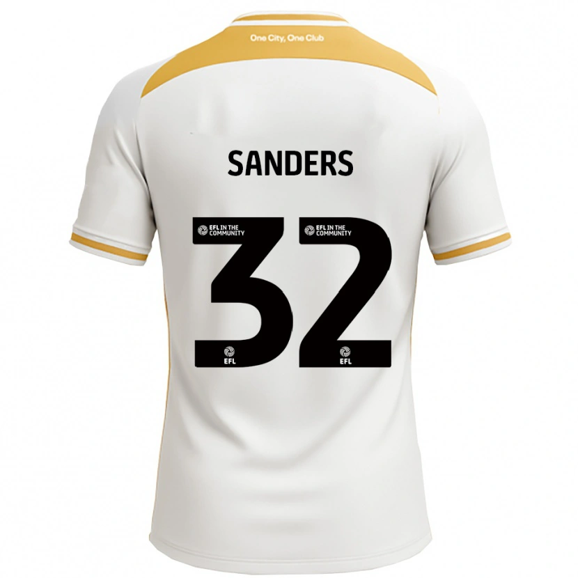 Danxen Homem Camisola Jack Sanders #32 Branco Dourado Principal 2025/26 Camisa