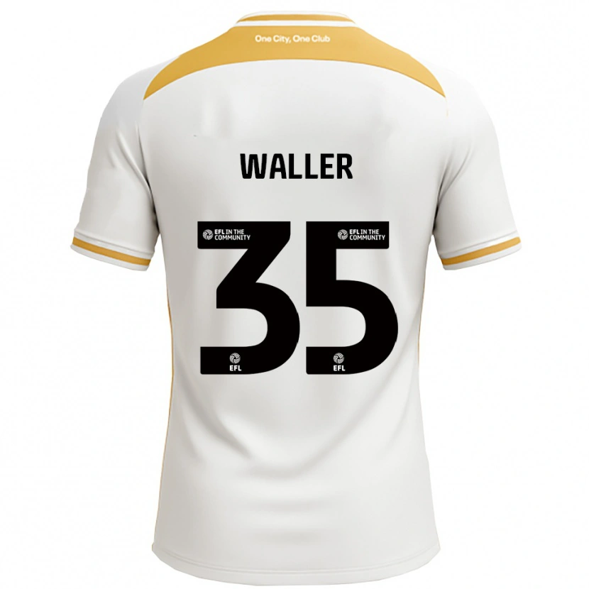 Danxen Homem Camisola Charlie Waller #35 Branco Dourado Principal 2025/26 Camisa