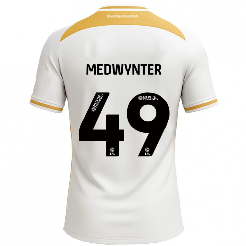 Danxen Homem Camisola Chase Medwynter #49 Branco Dourado Principal 2025/26 Camisa