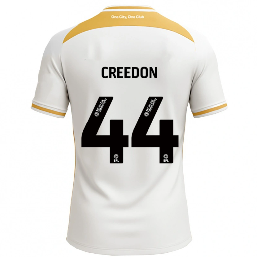 Danxen Homem Camisola Erin Creedon #44 Branco Dourado Principal 2025/26 Camisa