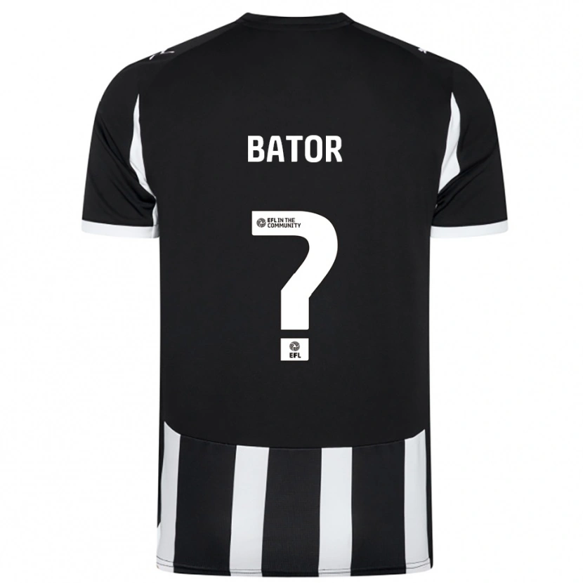 Danxen Homem Camisola Sam Bator #0 Preto Branco Principal 2025/26 Camisa