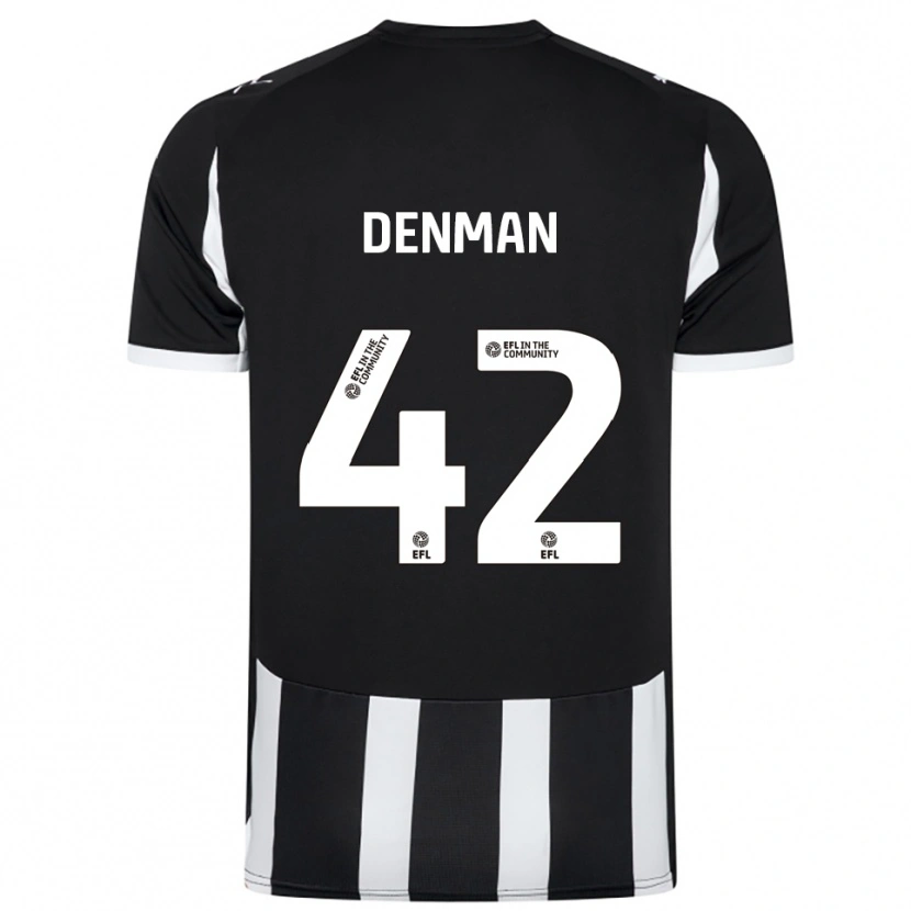 Danxen Homem Camisola Zac Denman #42 Preto Branco Principal 2025/26 Camisa