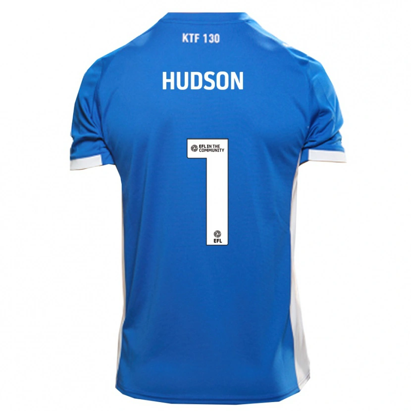 Danxen Homem Camisola Mathew Hudson #1 Azul Branco Principal 2025/26 Camisa