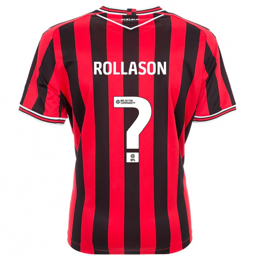 Danxen Homem Camisola Amy Rollason #0 Vermelho Preto Principal 2025/26 Camisa