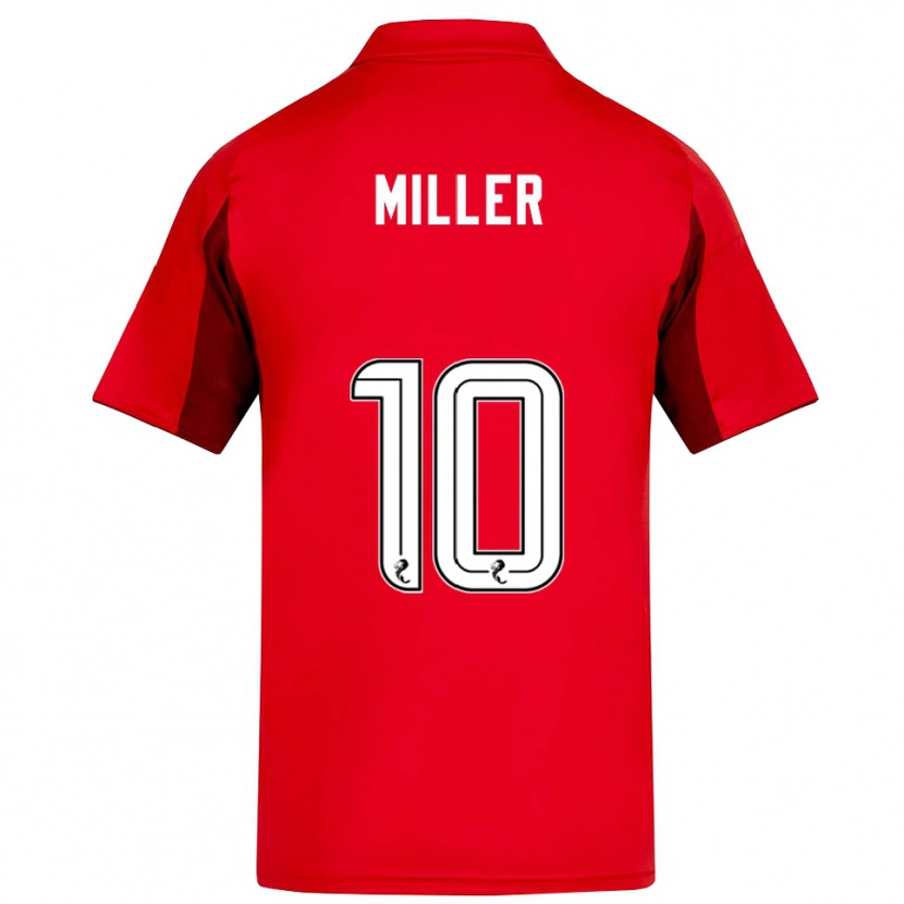 Danxen Homem Camisola Darcie Miller #10 Vermelho Vinho Principal 2025/26 Camisa
