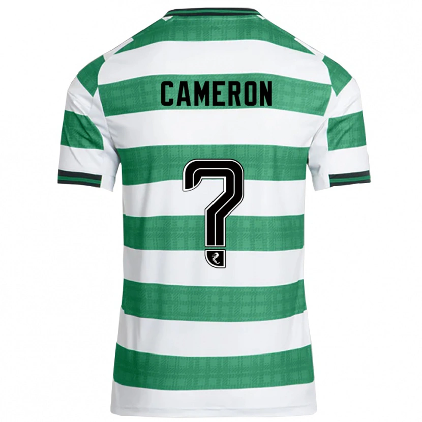 Danxen Homem Camisola Jacob Cameron #0 Verde Branco Principal 2025/26 Camisa