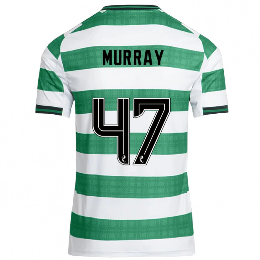 Danxen Homem Camisola Dane Murray #47 Verde Branco Principal 2025/26 Camisa