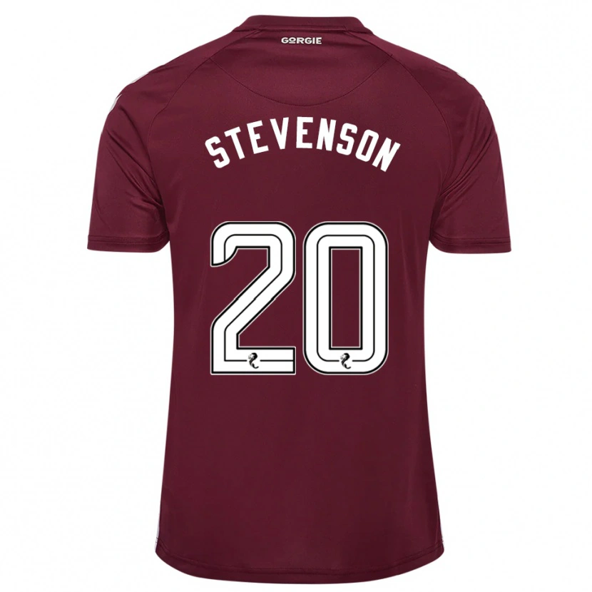 Danxen Homem Camisola Gus Stevenson #20 Vinho Branco Principal 2025/26 Camisa