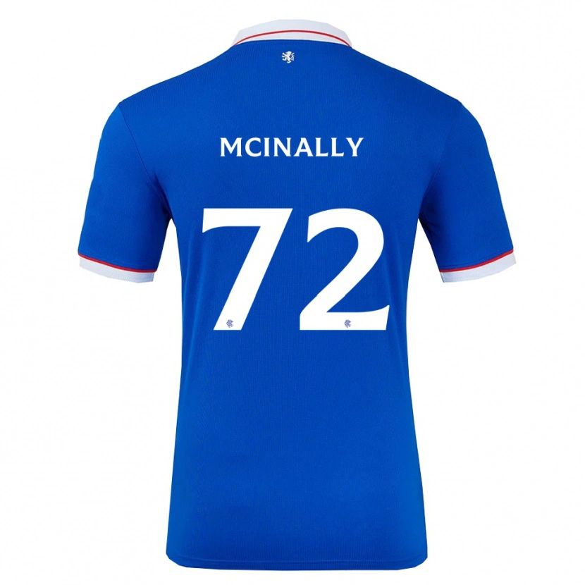 Danxen Homem Camisola Darren Mcinally #72 Azul Branco Principal 2025/26 Camisa