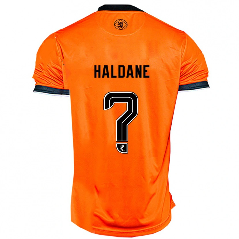 Danxen Homem Camisola Lewis Haldane #0 Laranja Preto Principal 2025/26 Camisa