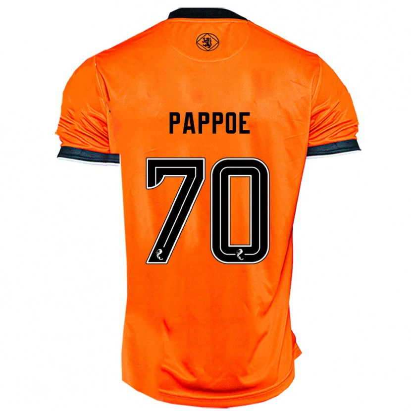 Danxen Homem Camisola Isaac Pappoe #70 Laranja Preto Principal 2025/26 Camisa