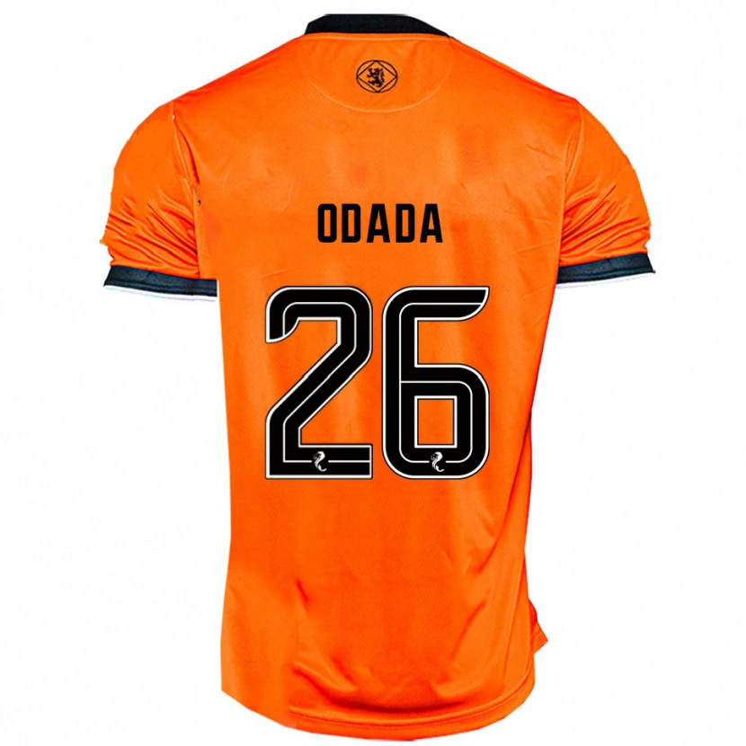 Danxen Homem Camisola Richard Odada #26 Laranja Preto Principal 2025/26 Camisa