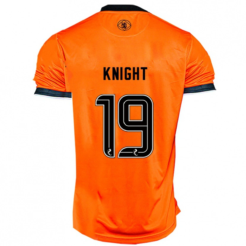 Danxen Homem Camisola Maya Knight #19 Laranja Preto Principal 2025/26 Camisa