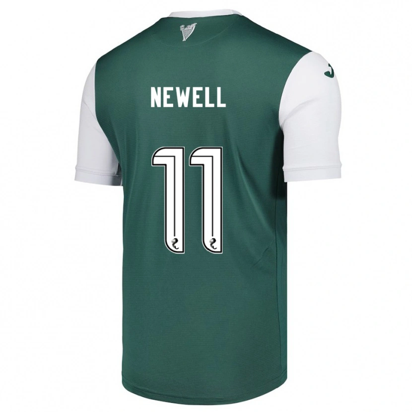Danxen Homem Camisola Joe Newell #11 Verde Branco Principal 2025/26 Camisa