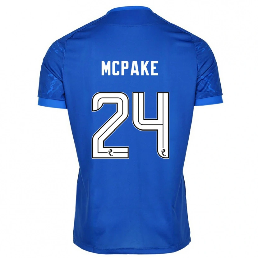 Danxen Homem Camisola Josh Mcpake #24 Azul Branco Principal 2025/26 Camisa