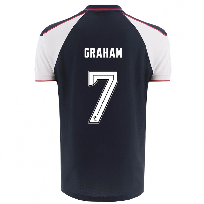 Danxen Homem Camisola Brian Graham #7 Azul Marinho Branco Principal 2025/26 Camisa