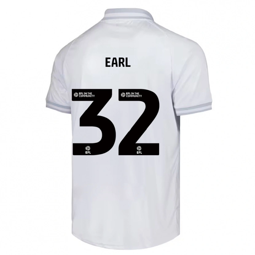 Danxen Homem Camisola Josh Earl #32 Branco Cinza Preto Alternativa 2025/26 Camisa