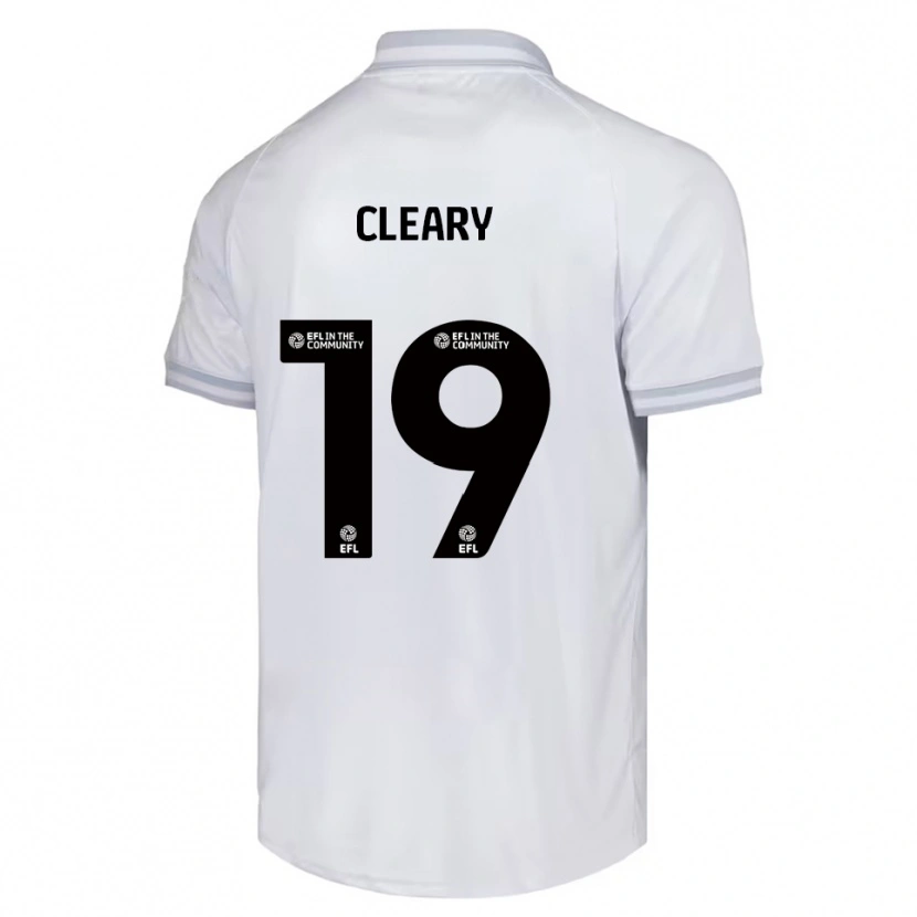 Danxen Homem Camisola Reyes Cleary #19 Branco Cinza Preto Alternativa 2025/26 Camisa