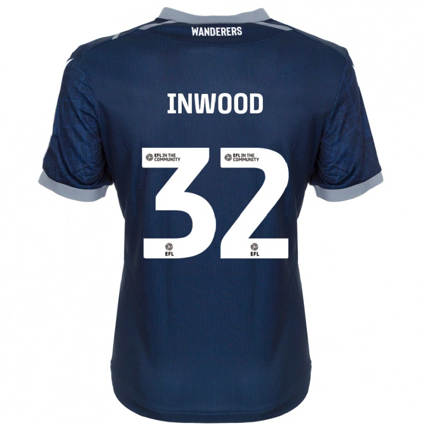 Danxen Homem Camisola Sam Inwood #32 Azul Marinho Cinza Alternativa 2025/26 Camisa